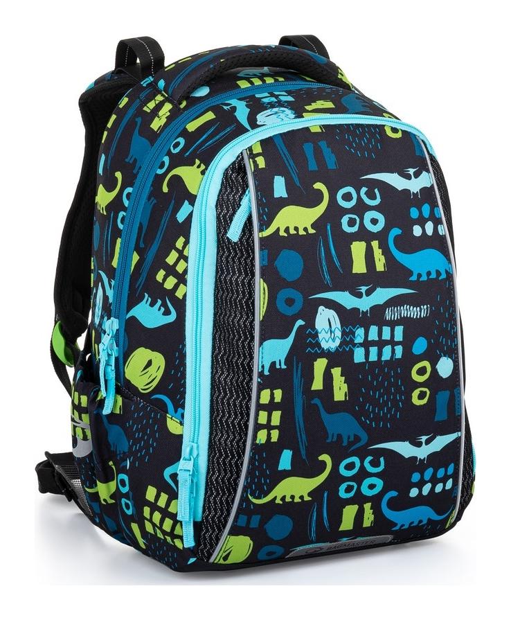 Školská taška Bagmaster Vega 22 B Black/Blue/Green