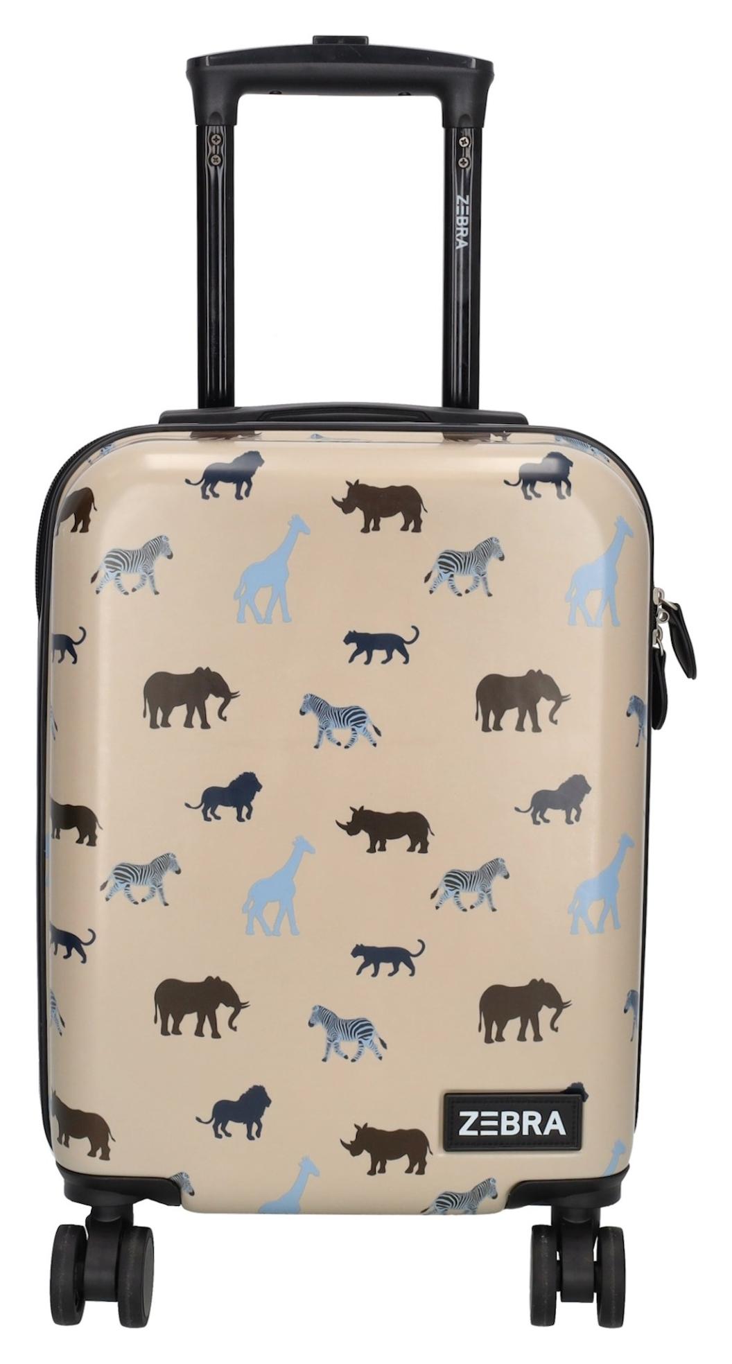 Detský kufrík Zebra Adventurer 21492 Camel