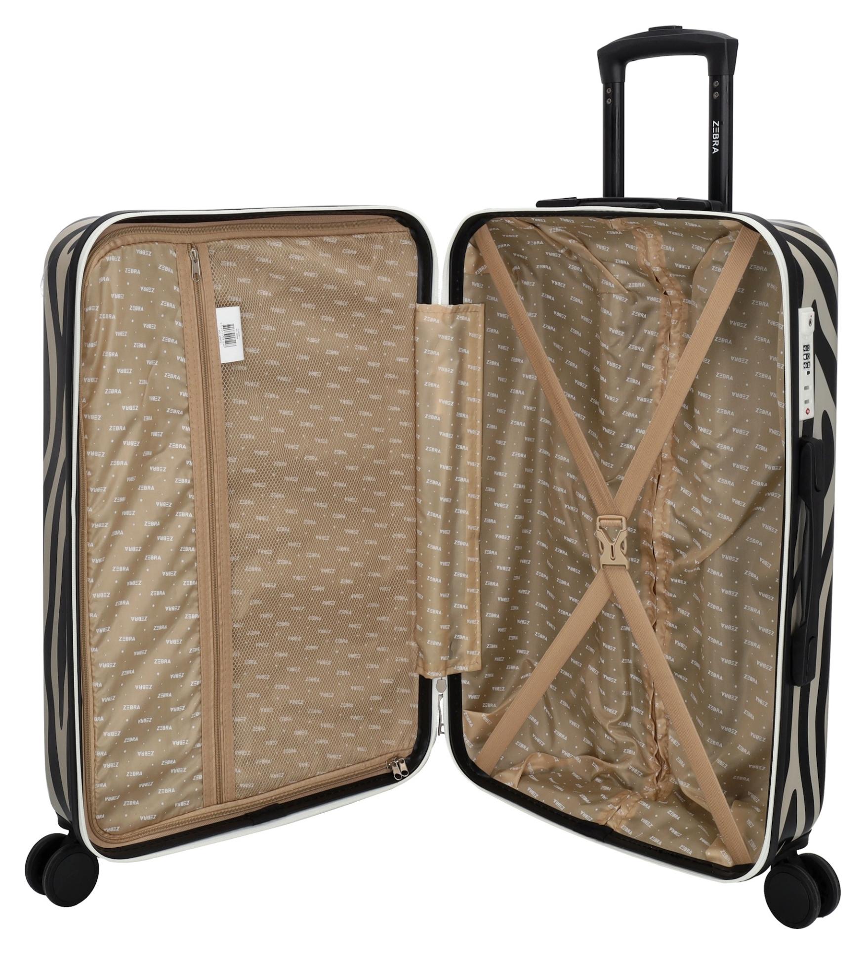 Stredný kufor na kolieskach Zebra Travel 21493 M Zebra – Obrázok 5