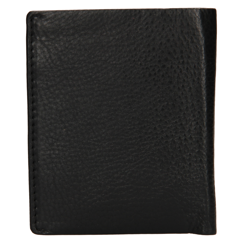 Lagen Pánska slim peňaženka kožená 50620 Čierna/modrá