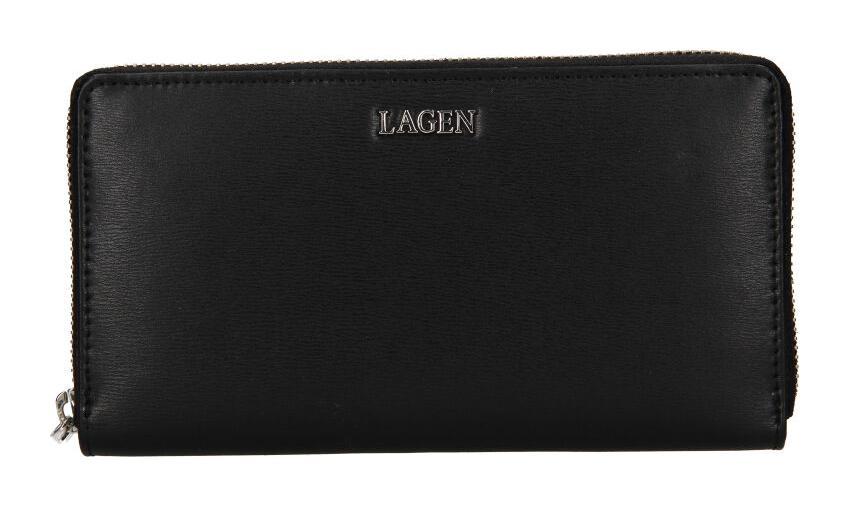 Lagen dámská peněženka kožená 50353 Black