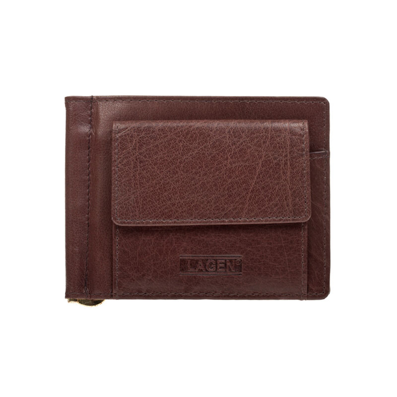 Lagen dolárovka peňaženka kožená W-2010 Brown