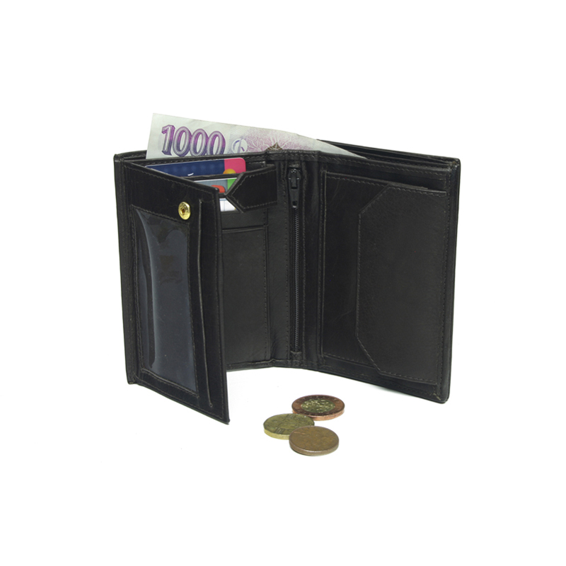 Lagen Pánska peňaženka kožená V 105 Hnedá